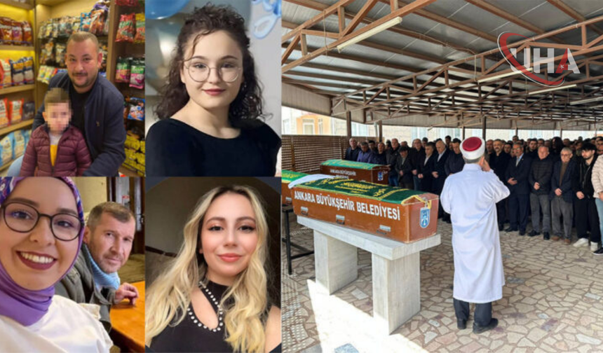 Ankara'yı Yasa Boğan Kaza: 5 Kişi Son Yolculuğuna Uğurlandı