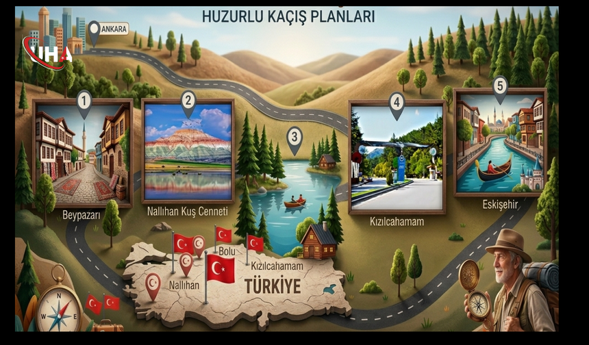 Gri Şehirden Renkli Rotalara: Ankara’ya Yakın En İyi Kaçış Noktaları