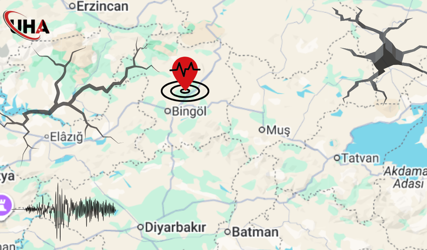 Bingöl’de 4.4 Büyüklüğünde Deprem Meydana Geldi