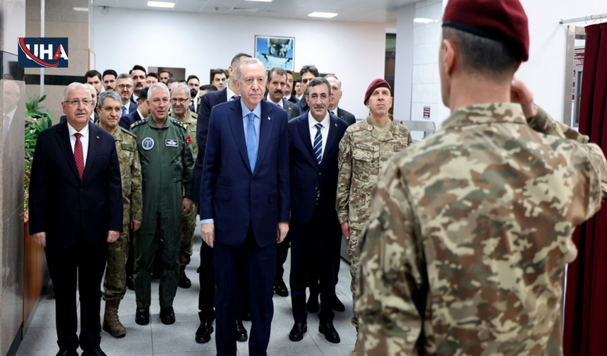 Bordo Bereliden Cumhurbaşkanı Erdoğan'a Selam