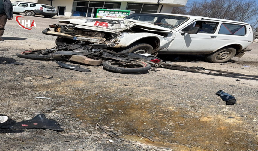 Ordu’da Ciple Çarpışan Motosikletli Yaşamını Yitirdi