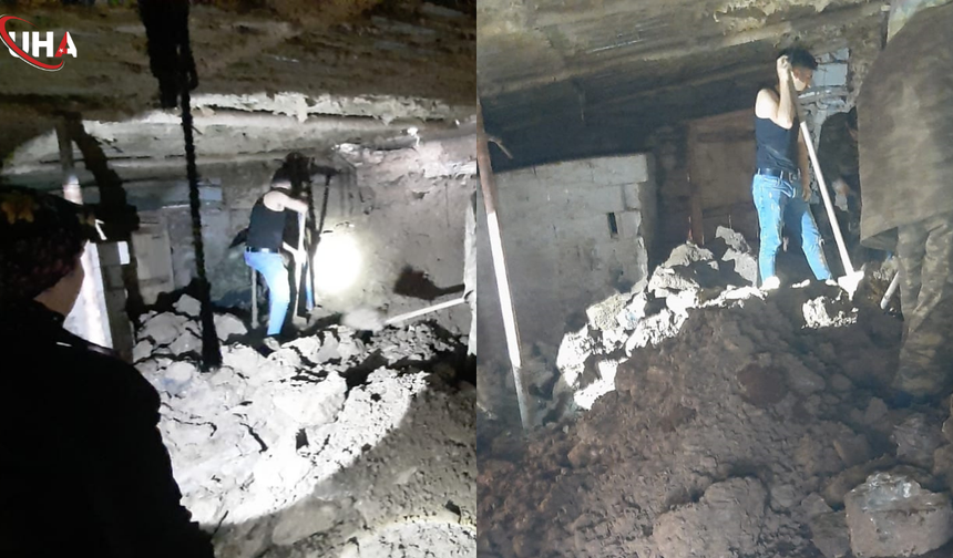 Batman'da Şiddetli Sağanak Sonrası Çöken Ağılda 6 Keçi Telef Oldu