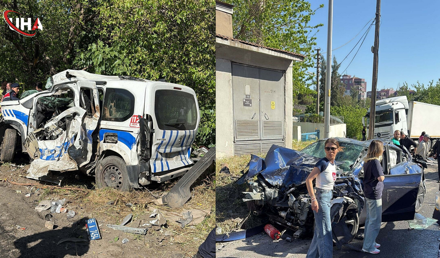 İzmir'de Freni Boşalan TIR, Araçları Biçti: 2 Ölü, 2’si Polis 5 Yaralı