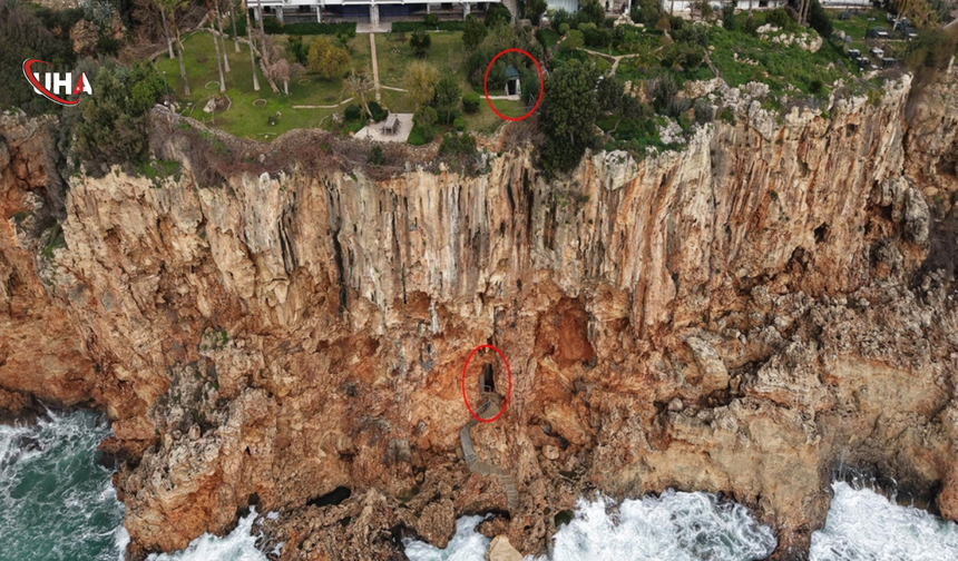 Antalya Falezlerindeki Kaçak Asansör İçin Yıkım Kararı