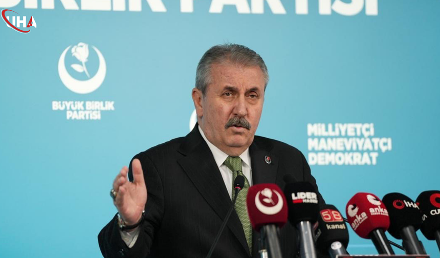 Mustafa Destici: İsrail'e Karşı Güçlü Bir İttifak Mutlaka Yerine Getirilmelidir