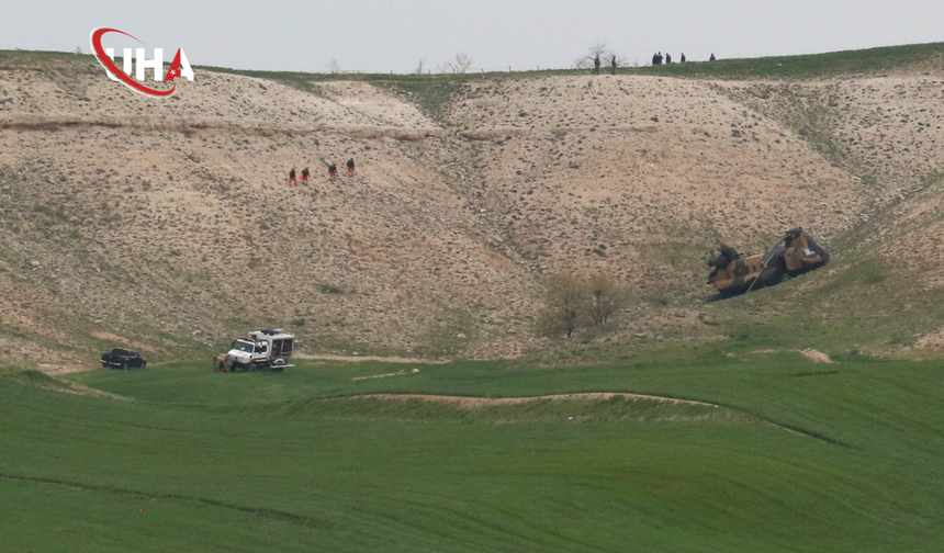 Ankara'da Kaza Kırıma Uğrayan Ağır Nakliye Helikopterinde İncelemeler Derinleşiyor
