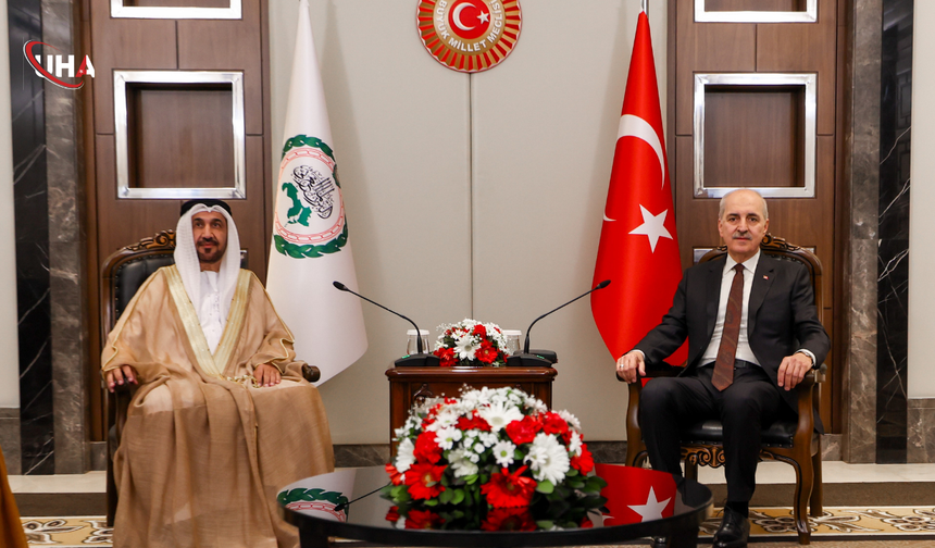 Numan Kurtulmuş, Arap Parlamentosu Başkanı Alyammahi İle Bir Araya Geldi