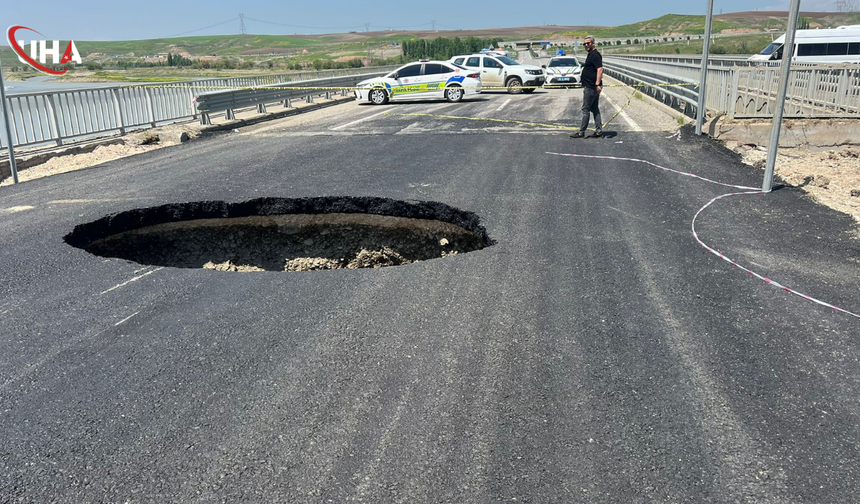 Batman'da Onarılan Yol Kısa Süre Sonra Tekrar Çöktü