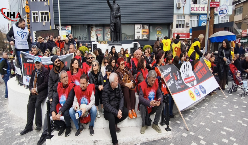 Edirne’de Eğitimcilerden Şiddete Son Çığlığı: Öğretmenler Sokağa İndi