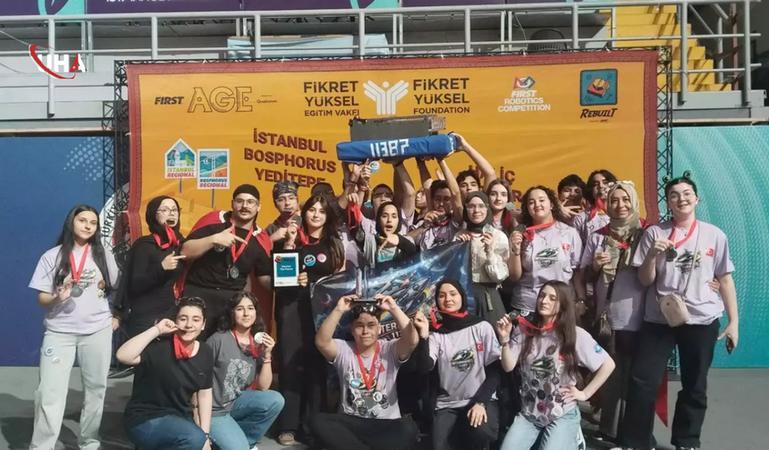 Bursa’nın "Ruki" Takımı Tarih Yazdı: Robot Turnuvasında Türkiye 2’ncisi Oldular