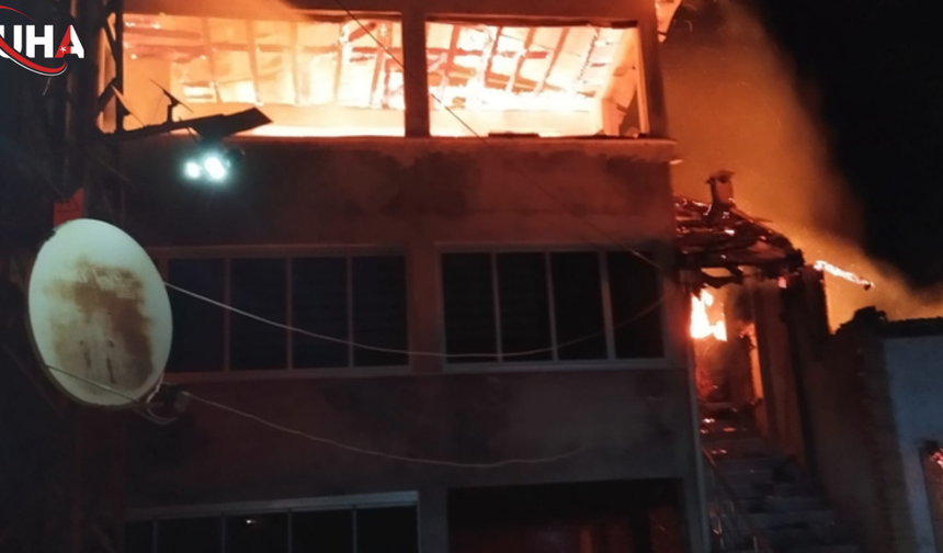 Ordu'nun Korgan Yaylası'nda Yan Yana Bulunan 3 Ev Kül Oldu