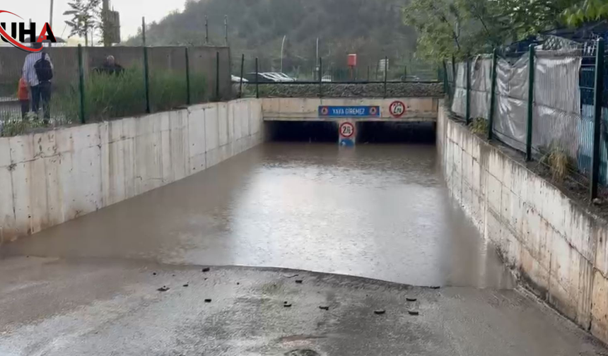 Alt Geçitler Su Altında Kaldı! Kırıkkale'de Şiddetli Yağış Hayatı Felç Etti