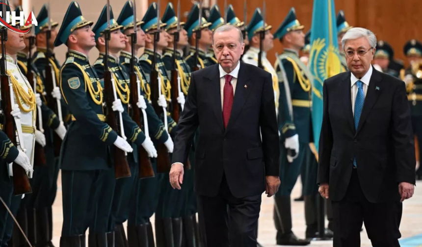 Cumhurbaşkanı Erdoğan Astana’dan Türkistan’a Kritik Toplantı İçin Yola Çıktı