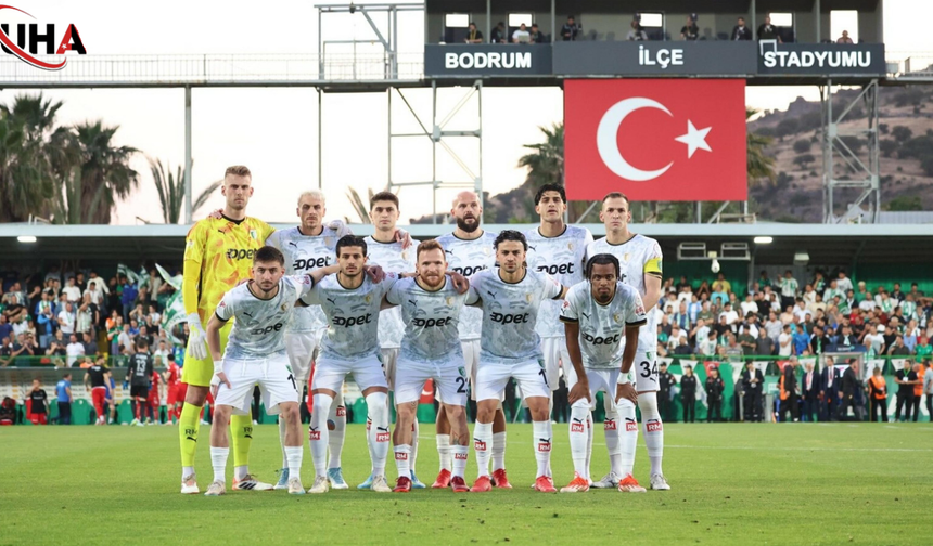 Bodrum FK Süper Lig Yolunda Avantajı Kaptı