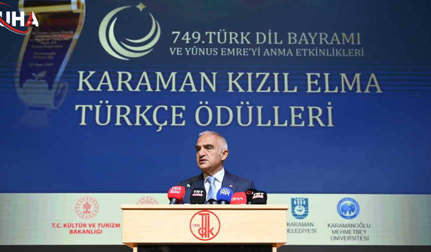 Bakan Ersoy Dil Bilinci İçin Kararlılık Mesajı Verdi