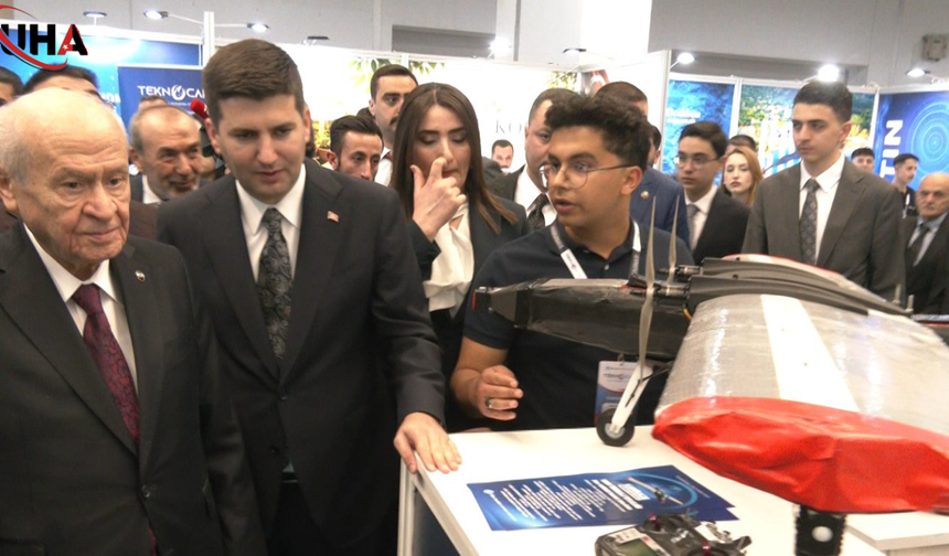 Devlet Bahçeli Ankara'da TEKNOCAK Festivali'nde