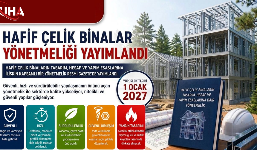 Çevre ve Şehircilik Bakanlığı Yeni Çelik Yönetmeliğini Açıkladı