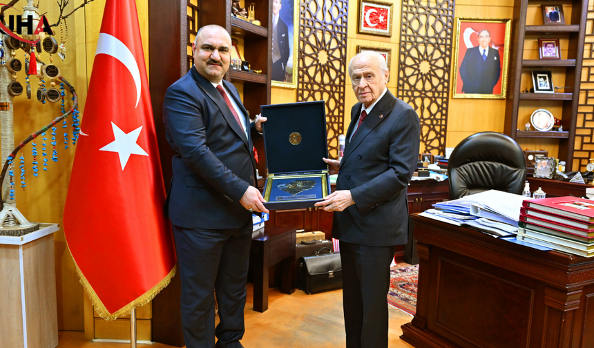 Bahçeli, İlk Türkmen Vali Muhammed Seman Ağa ile Görüştü