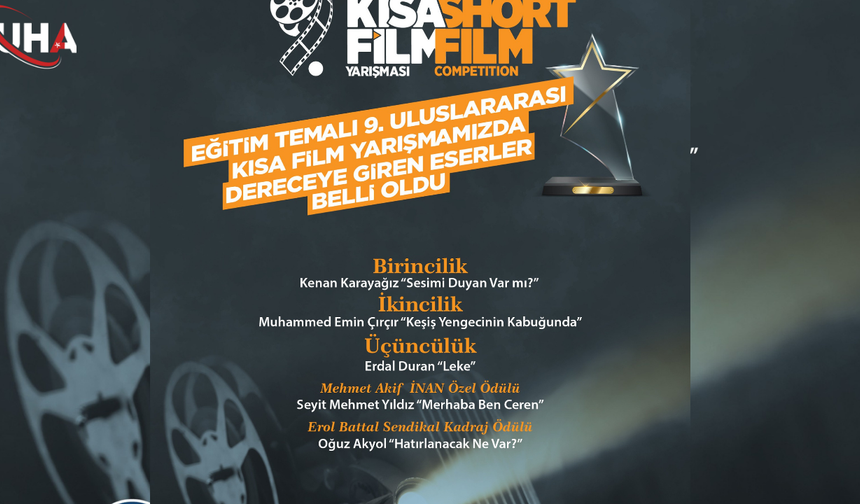 Eğitim-Bir-Sen’den Sinemaya Destek:9. Uluslararası Kısa Film Yarışması Sonuçlandı