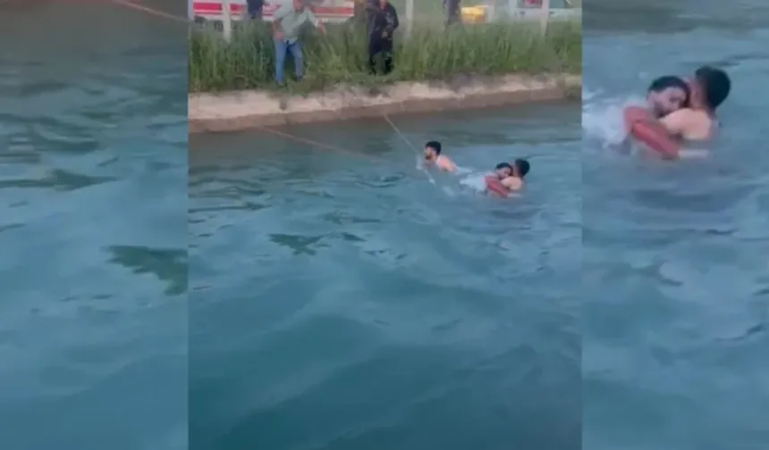 Şanlıurfa’da Otomobil Sulama Kanalına Devrildi, Can Pazarı Yaşandı