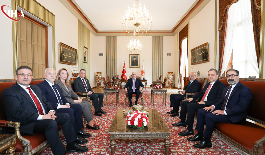 Numan Kurtulmuş, TBB Başkanı Sağkan ile Bir Araya Geldi