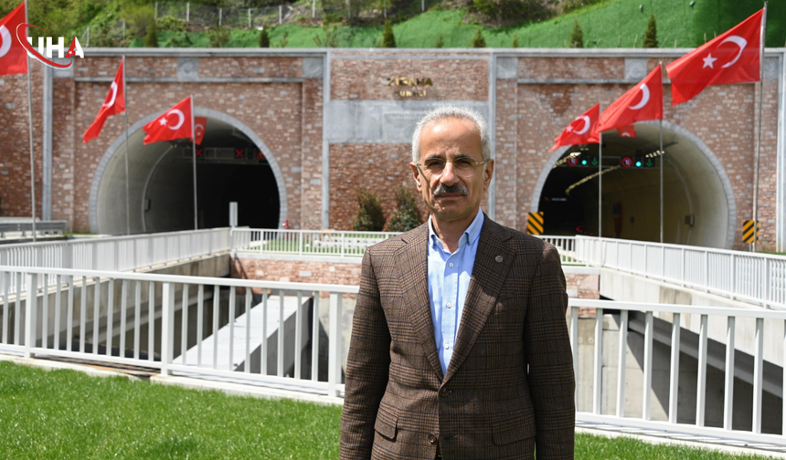 Bakan Uraloğlu: Zigana Tüneli’nden 5 Milyon 277 Bin Araç Geçti