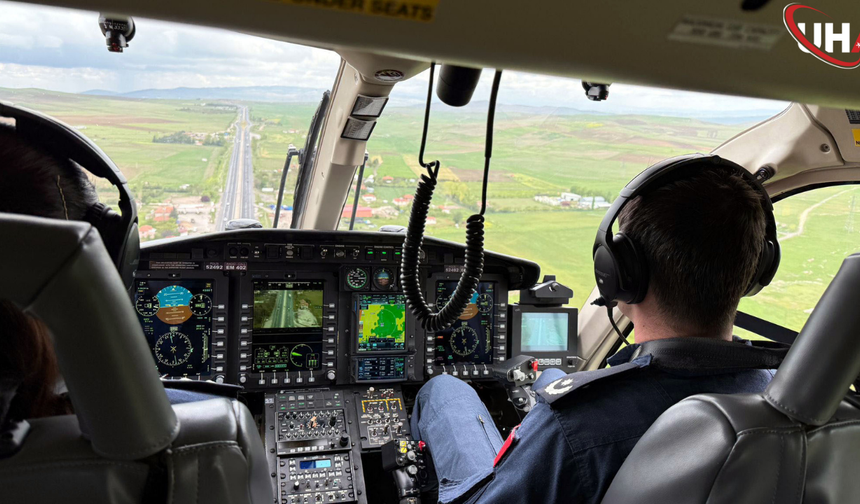Ankara Emniyetinden Bayram Mesaisi Helikopter Destekli Trafik Takibi