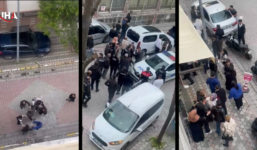 Aileler Birbirine Girdi, Polis Biber Gazıyla Müdahale Etti