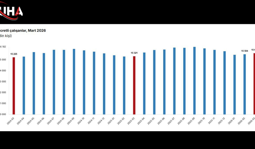 TÜİK Ücretli Çalışan İstatistiklerini Duyurdu