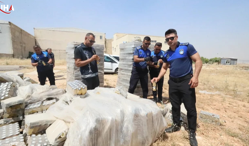 Şanlıurfa’da Gıda Operasyonu: 8 Bin Şişe Bozuk İçecek İmha Edildi