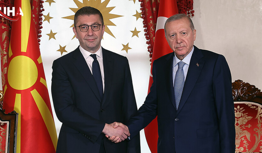 Cumhurbaşkanı Erdoğan’dan Kuzey Makedonya Başbakanı’na Kabul