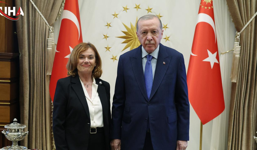 Cumhurbaşkanı Erdoğan, İspanya Anayasa Mahkemesi Başkanvekili Huertas'ı Kabul Etti