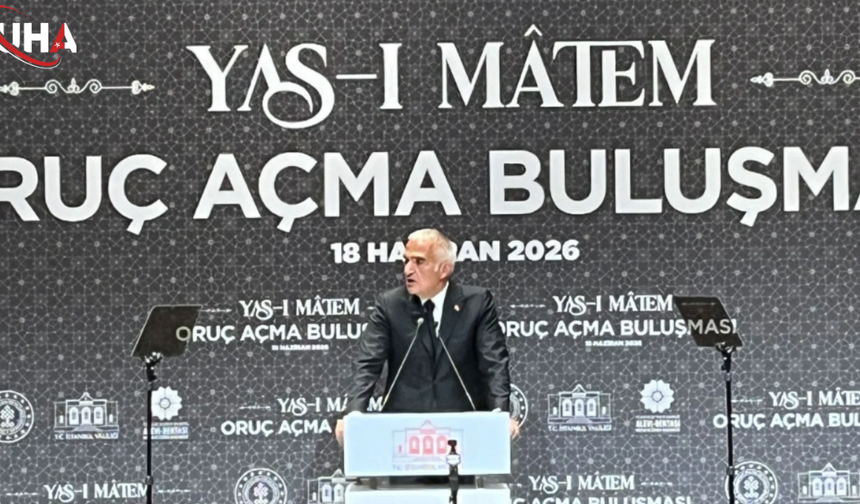 Bakan Ersoy, Oruç Açma Programında Konuştu