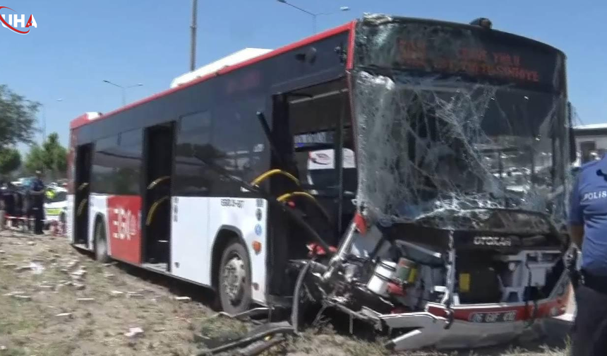 Ankara'da EGO Otobüsü Kazası: 1 Ölü, 9 Yaralı