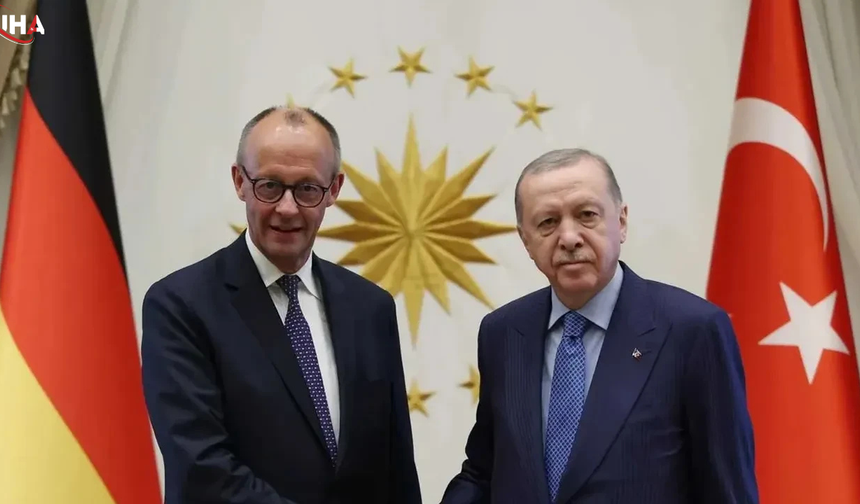 Cumhurbaşkanı Erdoğan Ve Almanya Şansölyesi Merz Bir Araya Geldi