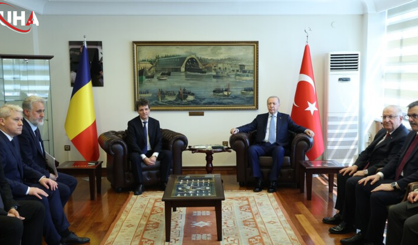 Cumhurbaşkanı Erdoğan Ve Romanya Cumhurbaşkanı Dan Bir Araya Geldi