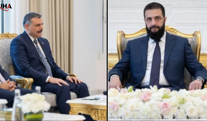 Bakan Çiftçi Şam'da: Ahmed Eş-Şara İle Tarihi Zirve