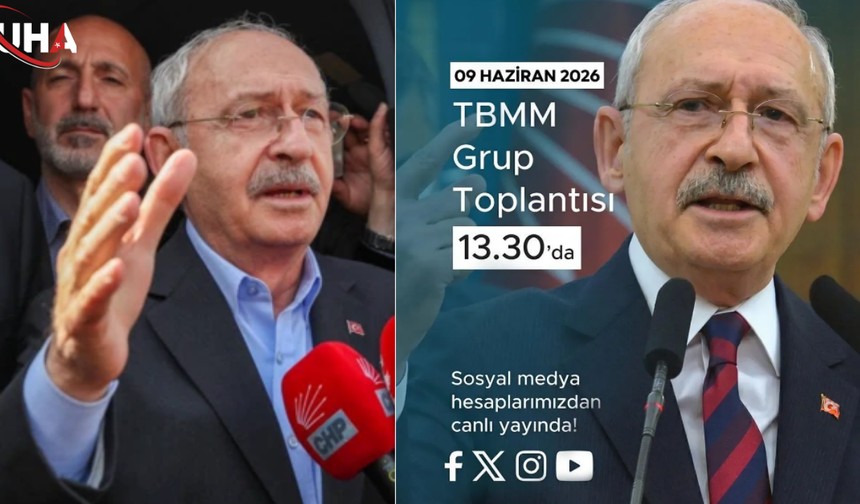 Kemal Kılıçdaroğlu'nun Grup Toplantısı Takvimi Netleşti