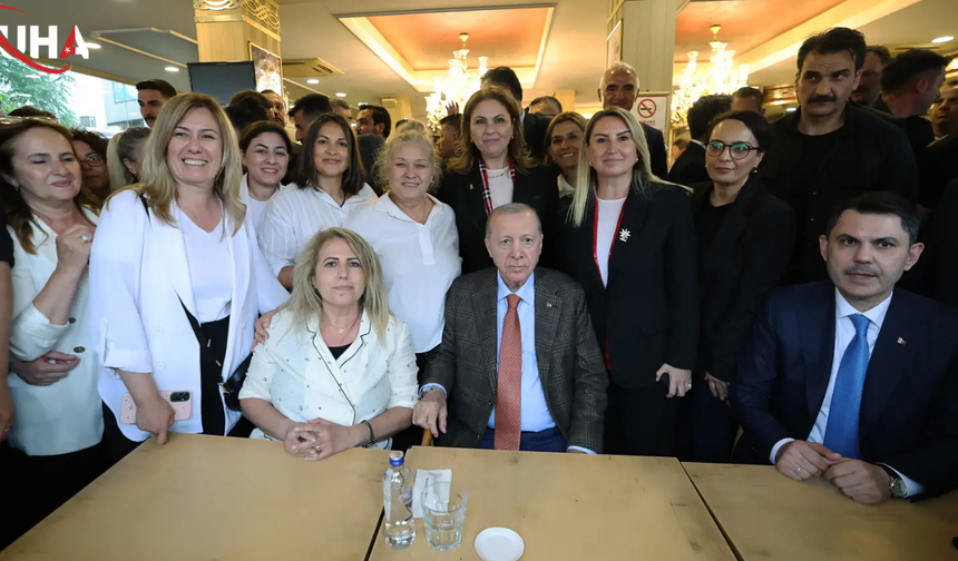 Cumhurbaşkanı Erdoğan'dan Edirne'de Samimi Çay Sohbeti