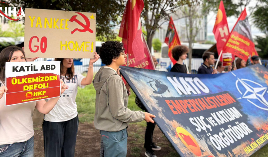 HKP'den Büyükelçilik Önünde NATO Karşıtı Eylem