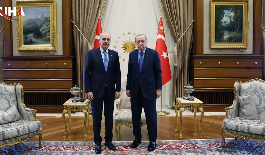 Cumhurbaşkanı Erdoğan İle Numan Kurtulmuş Görüştü