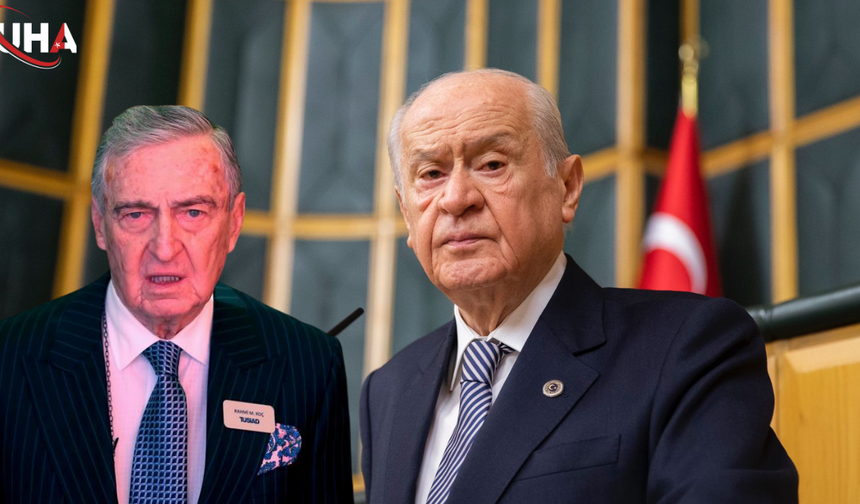 MHP Lideri Devlet Bahçeli’den Rahmi Koç’a Destek