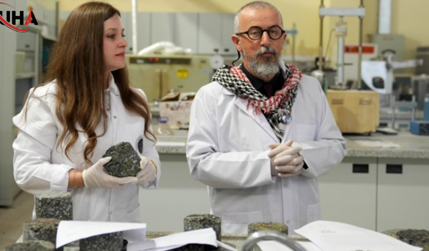 YTÜ’lü Bilim İnsanlarından Çatlamaya Dayanıklı Yeni Asfalt