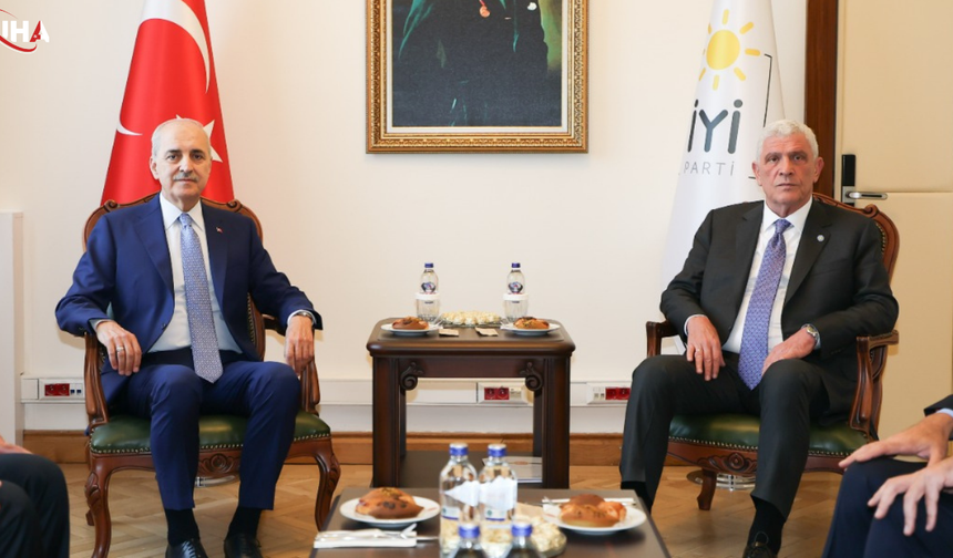 TBMM'de 'Çerçeve Yasa' Turu Sürüyor: Numan Kurtulmuş, Dervişoğlu İle Görüştü