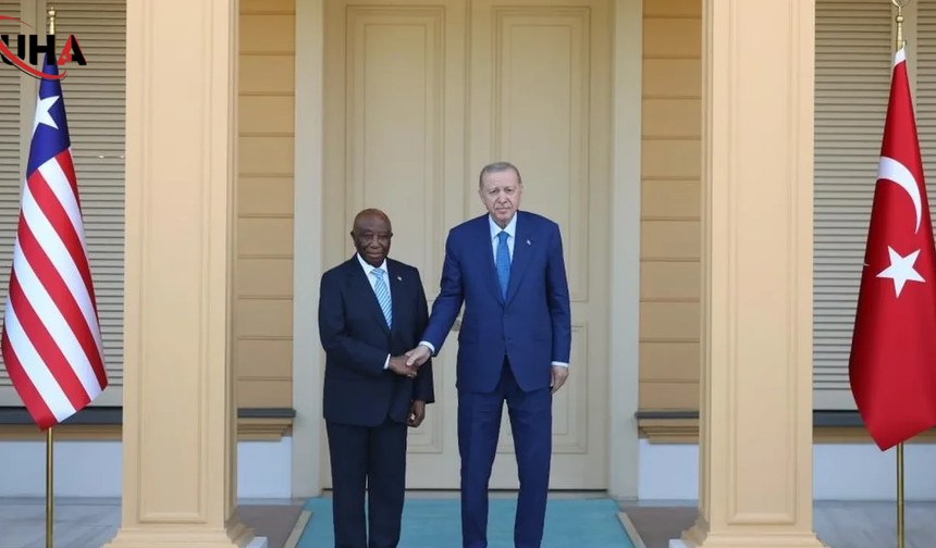 Cumhurbaşkanı Erdoğan Liberya Lideri Boakai İle Görüştü