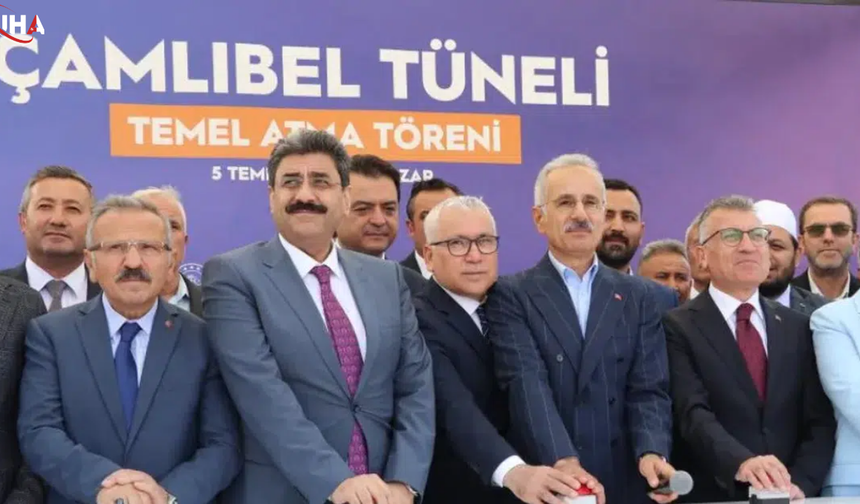 Bakan Uraloğlu'ndan Müjde! Çamlıbel Tüneli İle Yılda 371 Milyon Lira Tasarruf Sağlanacak