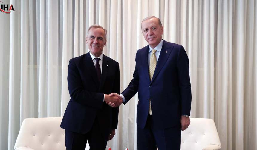 Cumhurbaşkanı Erdoğan, Kanada Başbakanı Carney İle Görüştü