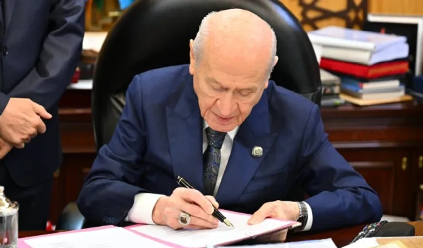 MHP Lideri Bahçeli'den Çerçeve Yasa Sonrası Tarihi Açıklama