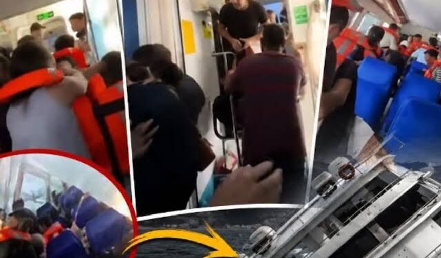 Batan Gemideki Son Anlar Ortaya Çıktı!  Çığlık Çığlığa Kaçış