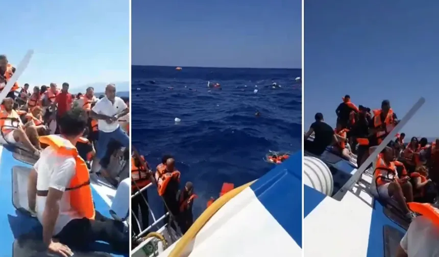 Girne Açıklarında Can Pazarı: Yüzlerce Yolcusu Bulunan Gemi Battı! Ölü ve Kayıplar Var